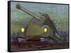 Amphibious Tank Capable of Operating Underwater-null-Framed Stretched Canvas