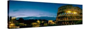 Amphitheater at Dusk, Coliseum, Rome, Lazio, Italy-null-Stretched Canvas