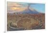 Amphitheater at Pompeii-null-Framed Art Print