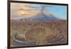 Amphitheater at Pompeii-null-Framed Art Print