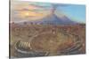 Amphitheater at Pompeii-null-Stretched Canvas