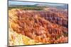 Amphitheater from Inspiration Point at Sunrise, Bryce Canyon National Park, Utah, USA-Dibrova-Mounted Photographic Print