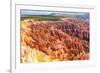 Amphitheater from Inspiration Point at Sunrise, Bryce Canyon National Park, Utah, USA-Dibrova-Framed Photographic Print
