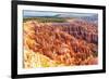 Amphitheater from Inspiration Point at Sunrise, Bryce Canyon National Park, Utah, USA-Dibrova-Framed Photographic Print