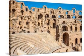 Amphitheater in El Jem, Tunisia-perszing1982-Stretched Canvas