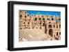 Amphitheater in El Jem, Tunisia-perszing1982-Framed Photographic Print