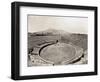 Amphitheater of Pompeii with Vesuvius in Background-Philip Gendreau-Framed Photographic Print