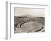 Amphitheater of Pompeii with Vesuvius in Background-Philip Gendreau-Framed Photographic Print