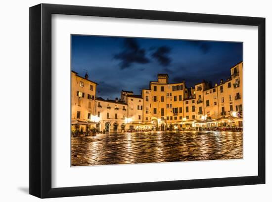 Amphitheatersquare Lucca Italy-null-Framed Art Print