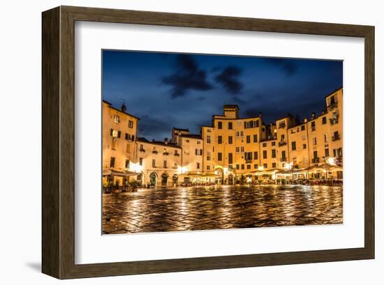 Amphitheatersquare Lucca Italy-null-Framed Art Print