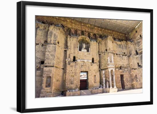 Amphitheatre and View over Town, Orange, Provence Alpes-Cote D'Azur, France, Europe-Peter Groenendijk-Framed Photographic Print