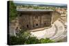 Amphitheatre and View over Town, Orange, Provence Alpes-Cote D'Azur, France, Europe-Peter Groenendijk-Stretched Canvas