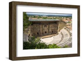 Amphitheatre and View over Town, Orange, Provence Alpes-Cote D'Azur, France, Europe-Peter Groenendijk-Framed Photographic Print