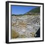 Amphitheatre at Sanctuary of Zeus, Mavromati Ithomi, Peloponese, Greece, Europe-Tony Gervis-Framed Photographic Print