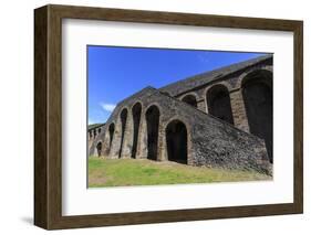 Amphitheatre Exterior Detail, Roman Ruins of Pompeii, UNESCO World Heritage Site, Campania, Italy-Eleanor Scriven-Framed Photographic Print