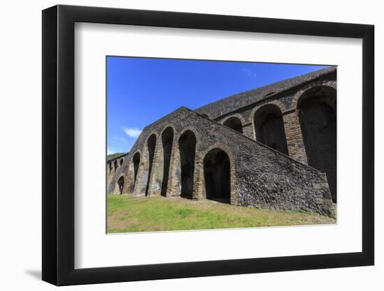 Amphitheatre Exterior Detail, Roman Ruins of Pompeii, UNESCO World Heritage Site, Campania, Italy-Eleanor Scriven-Framed Photographic Print