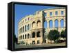 Amphitheatre in Pula, Croatia-Peter Thompson-Framed Stretched Canvas