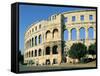 Amphitheatre in Pula, Croatia-Peter Thompson-Framed Stretched Canvas