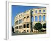 Amphitheatre in Pula, Croatia-Peter Thompson-Framed Photographic Print