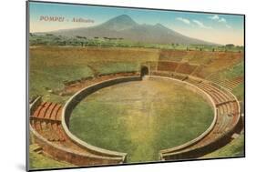 Amphitheatre, Pompeii, Italy-null-Mounted Art Print