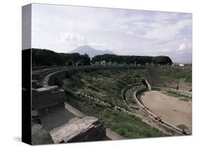 Amphitheatre, Pompeii, Unesco World Heritage Site, Campania, Italy-Christina Gascoigne-Stretched Canvas
