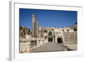 Amphitheatre, Ruins of the Roman-Byzantine City of Scythopolis, Tel Beit Shean National Park-Yadid Levy-Framed Photographic Print