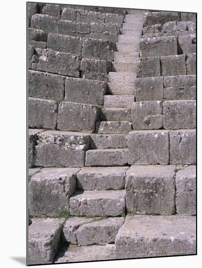 Amphitheatre Terraced Seating from the 3rd Century AD, Butrinti, Albania-R H Productions-Mounted Photographic Print