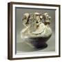 Amphora Decorated with Three Human Heads Originating from Bahia, Ecuador-null-Framed Giclee Print