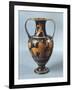 Amphora Representing Achilles with Centaur Chiron, Ca 530-510 BC-null-Framed Giclee Print