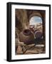 Amphorae in a Ruin, with Additions by a Borbone Pupil (Pencil, W/C and Gouache on Paper)-Giacinto Gigante-Framed Giclee Print