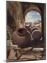 Amphorae in a Ruin, with Additions by a Borbone Pupil (Pencil, W/C and Gouache on Paper)-Giacinto Gigante-Mounted Giclee Print