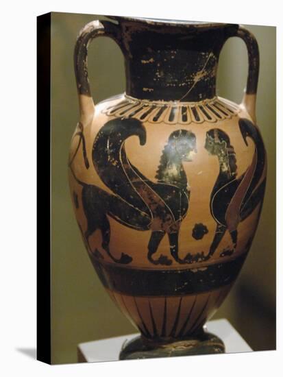 Amphorisc with Black Figures Representing Sphinx, Dated Between 540-530 Bc, Athens, Greece-Prisma Archivo-Stretched Canvas