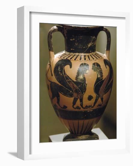 Amphorisc with Black Figures Representing Sphinx, Dated Between 540-530 Bc, Athens, Greece-Prisma Archivo-Framed Photographic Print