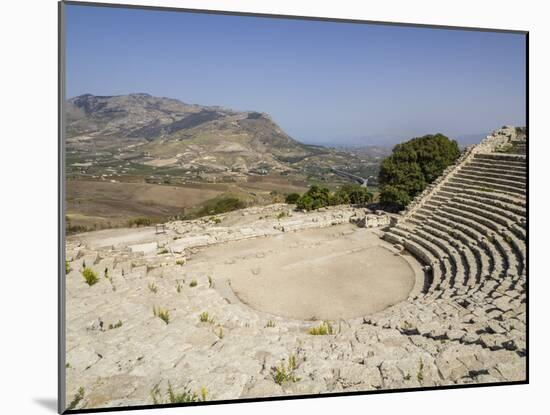 Ampitheatre, Segesta, Sicily, Italy, Europe-Jean Brooks-Mounted Photographic Print