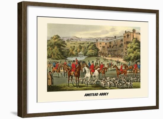 Amstead Abbey-Henry Thomas Alken-Framed Art Print