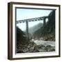 Amsteg (Switzerland), the Bridge of the Saint-Gothard Railroad, over the Reuss River, Circa 1865-Leon, Levy et Fils-Framed Photographic Print