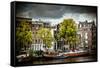 Amstel and Kerkstraat-Erin Berzel-Framed Stretched Canvas