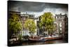 Amstel and Kerkstraat-Erin Berzel-Stretched Canvas