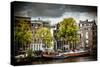 Amstel and Kerkstraat-Erin Berzel-Stretched Canvas