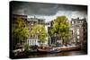 Amstel and Kerkstraat-Erin Berzel-Stretched Canvas