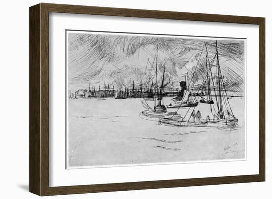 Amsterdam, 19th Century-James Abbott McNeill Whistler-Framed Giclee Print