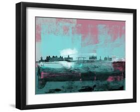 Amsterdam Abstract Skyline I-Emma Moore-Framed Art Print