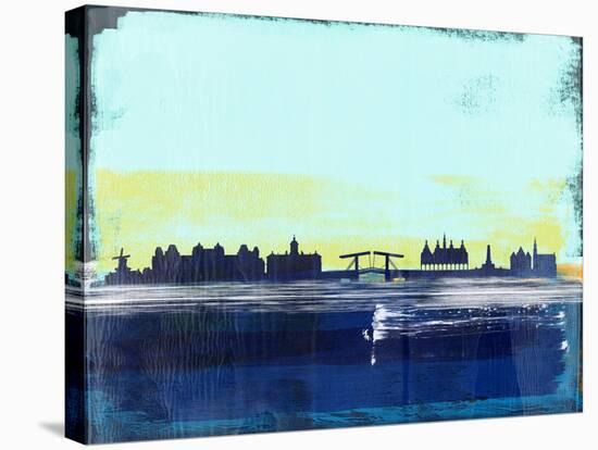 Amsterdam Abstract Skyline II-Emma Moore-Stretched Canvas