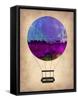 Amsterdam Air Balloon-NaxArt-Framed Stretched Canvas