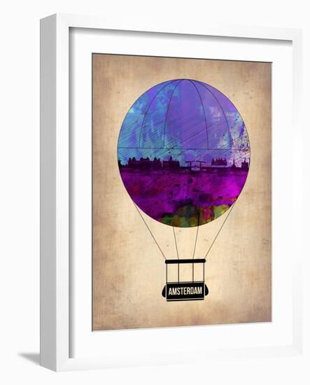 Amsterdam Air Balloon-NaxArt-Framed Art Print