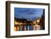 Amsterdam and the Amstel Canal-Guido Cozzi-Framed Photographic Print