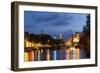 Amsterdam and the Amstel Canal-Guido Cozzi-Framed Photographic Print