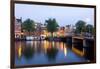 Amsterdam and the Amstel Canal-Guido Cozzi-Framed Photographic Print