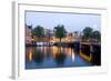 Amsterdam and the Amstel Canal-Guido Cozzi-Framed Photographic Print