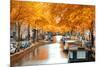 Amsterdam Autumn. Beautiful Places in Europe-Skreidzeleu-Mounted Photographic Print